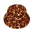 thumbnail image 2 of DPTALR Leopard Basin Hat Sunshade Children Fisherman Hat Seaside Sunscreen Baby Hat, 2 of 4