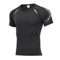 thumbnail image 2 of Mallas deportivas de secado rápido, transpirables, ropa de fitness, manga corta, para hombre, para correr, baloncesto, entrenamiento, ropa de compresión elástica alta, 2 of 3