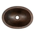 thumbnail image 2 of Premier Copper Products LO15FDB 15" Oval Under Counter Hammered Copper Bath Sink, 2 of 3