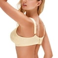 thumbnail image 3 of Wingslove Women's Full Coverage Plus Size Bra Non Padded Wireless Minimizer Bra, Nude 50G, 3 of 8
