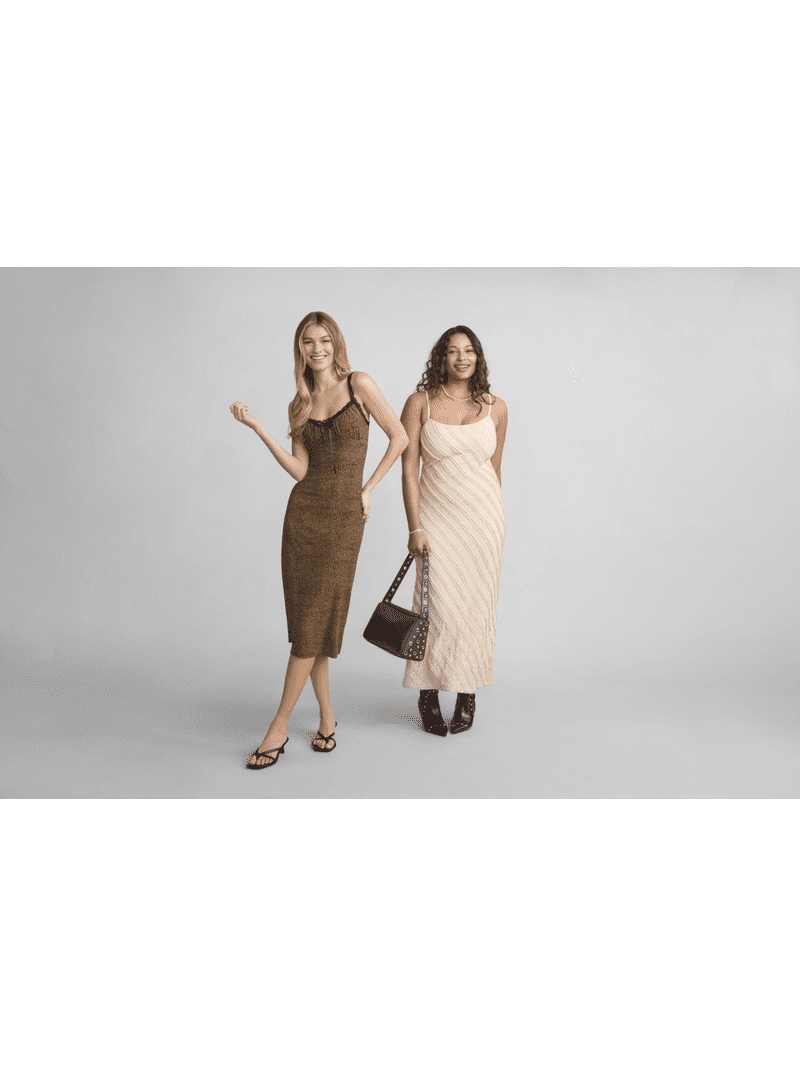 No Boundaries Lace Strap Midi Dress, Women's XXS-XXL