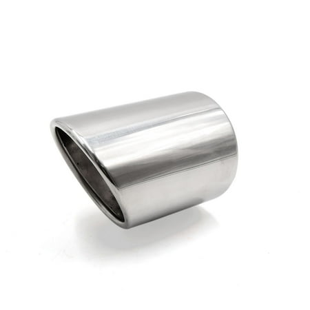 Car Stainless Steel Rear Exhaust Pipe Tail Muffler Trim Tip for Prado
