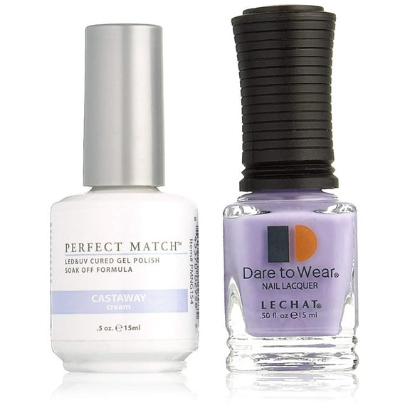 LECHAT Perfect Match Pair of Soak off Gel   Matching Nail Polish PMS154 - Castaway