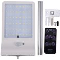 thumbnail image 1 of Luces solares Lámpara impermeable de 48 LED Lámpara de jardín para exteriores con tres modos de color ajustable Blanco, 1 of 5