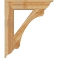 thumbnail image 3 of Ekena Millwork 6"W x 32"D x 38"H Legacy Traditional Rough Sawn Bracket, Western Red Cedar, 3 of 4