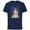 Athletic Navy, variant on Wish Queen Amaya of Rosas Storybook Art - Short Sleeve Blended T-Shirt for Adults - Customized-Navy Heather