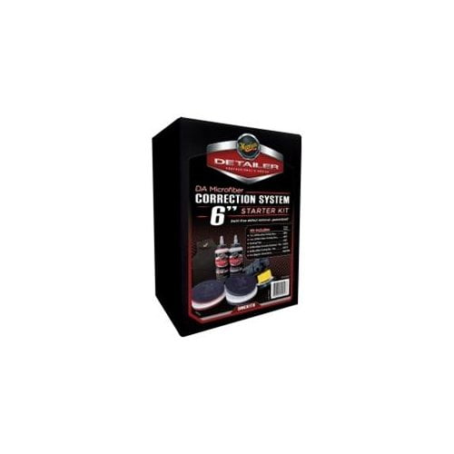 Meguiar's DMCKIT6 DA Microfiber Correction System 6" Starter Kit, a Complete Paint Correction