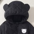 thumbnail image 7 of 6-12 Months Baby Boys Girls Onesies Snowsuits Infant Baby Winter Clothes Solid Romper Hooded Jumpsuit Warm Outwear Jackets Little Kids Winter Outfits, 7 of 7