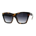 thumbnail image 2 of Womens Oversize Horn Rim Cat Eye Sunglasses Tortoise Smoke, 2 of 4