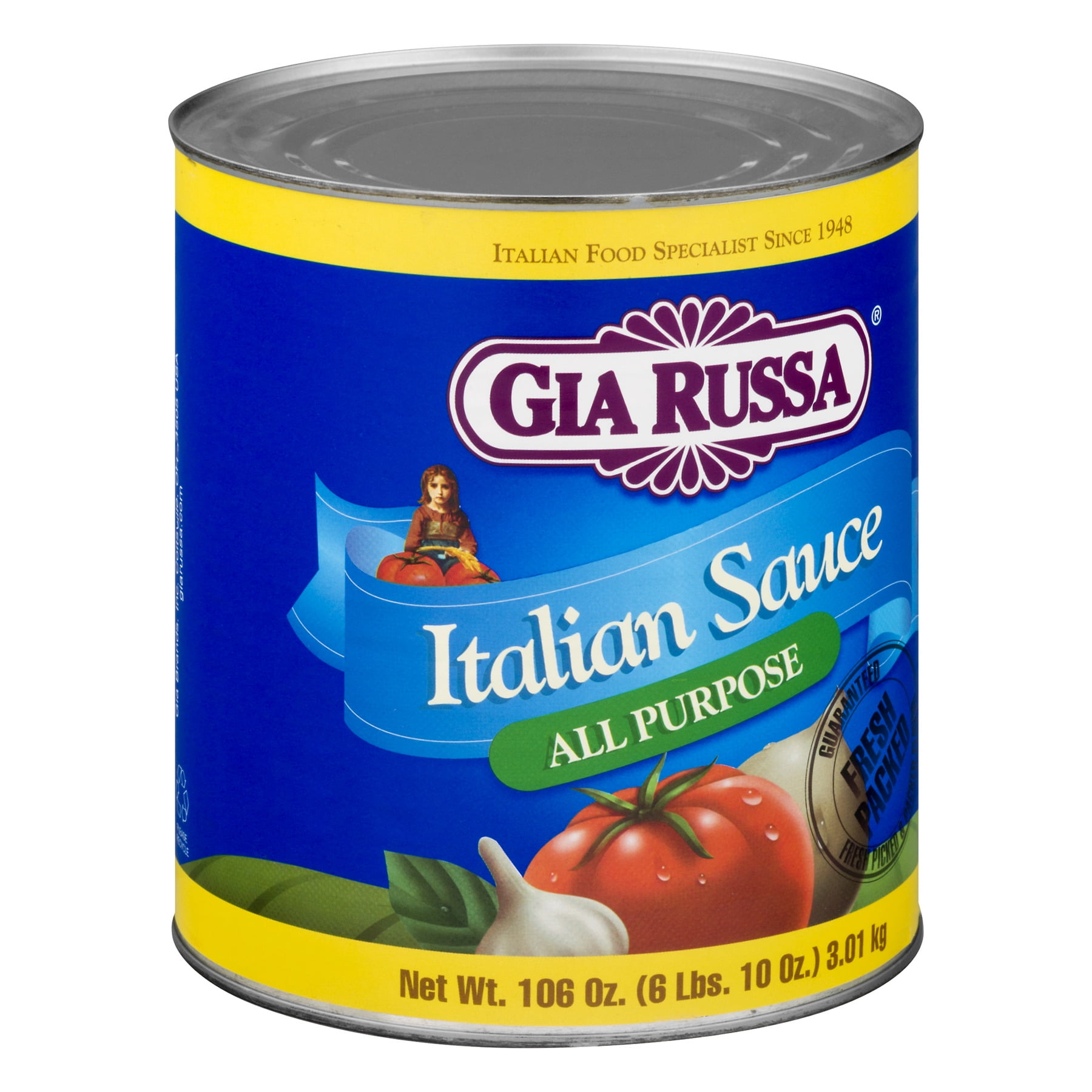Gia Russa All Purpose Italian Sauce 106 oz Can