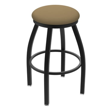 XL 802 Misha 30" Swivel Bar Stool with Black Wrinkle Finish and Canter Sand Seat
