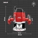 thumbnail image 3 of Router Rebajadora de inmersión 1500 W para madera Knova, 3 of 8