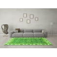 thumbnail image 3 of Ahgly Company Indoor Rectangle Abstract Green Modern Area Rugs, 8' x 12', 3 of 4