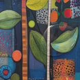 thumbnail image 4 of Yayeee Shower Curtain with Hooks 72"x72" Waterproof Fabric Bathroom Hanging Decor, Blue Colorful Flowers, 4 of 5