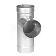 thumbnail image 1 of 7 in. RoundFlex Short 304 Alloy Tee with 5 in. Removable Take-Off, 1 of 1