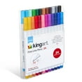 thumbnail image 2 of KINGART 24pc Fine Line Color Ink Pens, Size 04 mm, 2 of 10