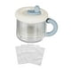 thumbnail image 3 of Filador de yogurt griego, gadget de cocina casero de yogurt fabricante con un separador de suero de malla fina para yogures de cocina queso Azul, 3 of 10