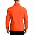 thumbnail image 5 of OIOLOYJM Men's Windproof Jacket Casual Lightweight Quick Dry Windbreaker Outdoor Golf Fashion Hiking Fishing Coat with Zipper Pockets Saffron S, 5 of 5