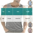 thumbnail image 3 of Wyobmus Mens Workout Tank Tops Summer Sleeveless Round Neck Gym Sport Tees Color Blocked Bodybuilding Muscle Shirt A-Dark Gray, 3 of 9