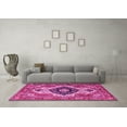 thumbnail image 3 of Ahgly Company Indoor Square Persian Pink Traditional Area Rugs, 3' Square, 3 of 4