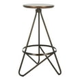 thumbnail image 3 of SAFAVIEH Galexia Mid-Century Retro Metal Bar Stool, Antique Copper, 3 of 10