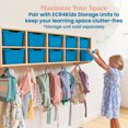 thumbnail image 5 of ECR4Kids Scoop Front Storage Bins, French Blue, 10-Piece, 5 of 9