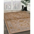 thumbnail image 2 of Ahgly Company Indoor Rectangle Mid-Century Modern Light Brown Oriental Area Rugs, 4' x 6', 2 of 6