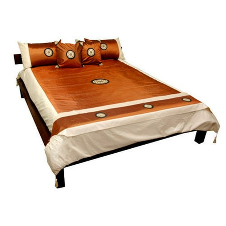Oriental Furniture 6 Piece Thai Silk Medallion Duvet Set