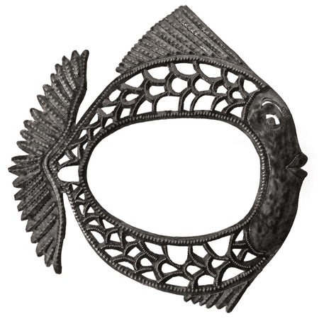 

Fancy Fish Mirror Recycled Steel