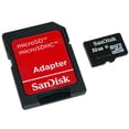 thumbnail image 2 of Memoria SanDisk MicroSDHC de 32 GB Clase 4, incluye adaptador SD. SanDisk SDSDQM-032G-B35A, 2 of 2