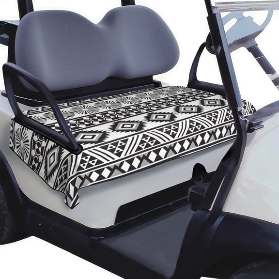 Deluxe Golf Cart Seat Cover 51" x 31", Made of Soft Microfiber Towel, Fits EZGO, Yamaha, Club Car Front Seats