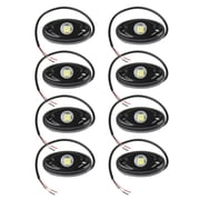 White 8 Pods CREE LED Rock Underbody Lights for JEEP Offroad Truck ATV UTV NEW