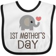 thumbnail image 3 of Inktastic 1st Mothers Day Boys or Girls Baby Bib, 3 of 4