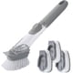 thumbnail image 1 of Cepillo para lavar platos 3 en 1 JINMJMXG con dispensador de detergente, 1 of 5
