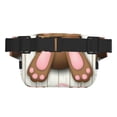 thumbnail image 3 of Fotbe Brown Bunny Cangurera Cuadrada con Estampado de Doble Capa, Bolsa de Cintura Ajustable Mini para Hombres y Mujeres, 3 of 9