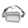 thumbnail image 1 of Clear Sling Bag, Waterproof Large Capacity Adjustable Strap Transparent PVC Chest Waist Pack For Sports Travel, 1 of 8