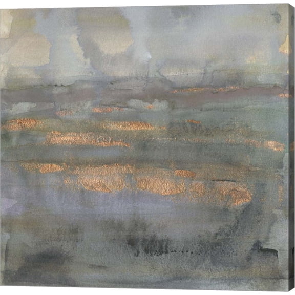 Copper Emulsion I by Victoria Borges, Canvas Wall Art, 24W x 24H