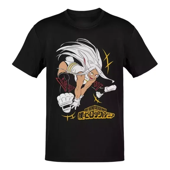 Reprint Rare Anime My Hero Academia Boku No Hero Mirko T-Shirt Size S-5XL, Gift For Friends