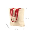 thumbnail image 3 of Liberty Bags 8868 Women's Canvas Unisex Tote, 3 of 8