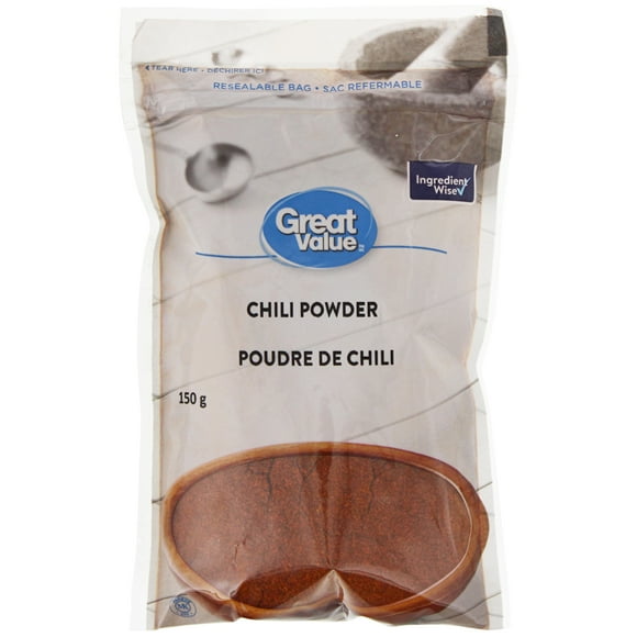 Poudre de chili Great Value 150&nbsp;g