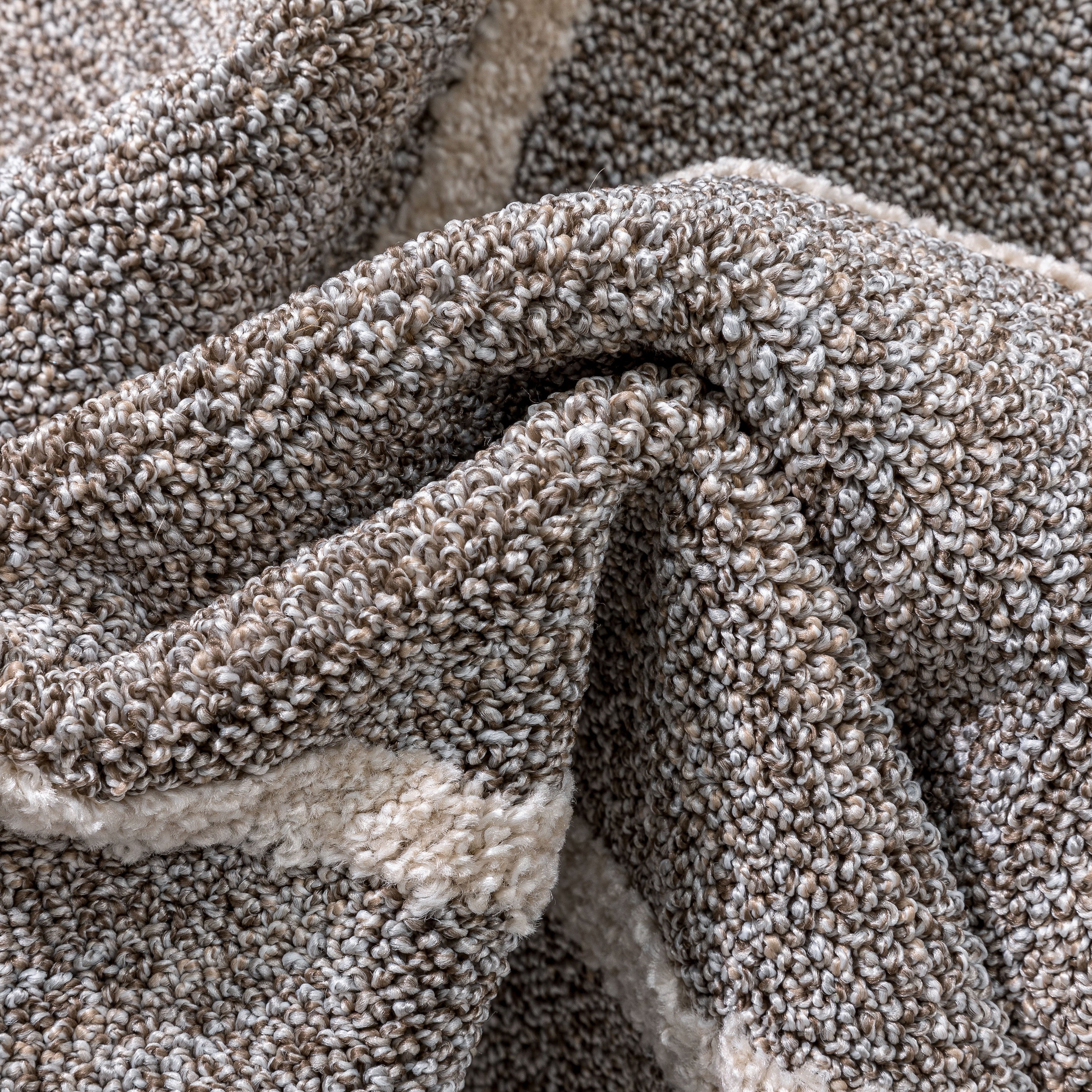 Well Woven Harlow Cora Moroccan Lattice Trellis Taupe 5'3" x 7'3" Area Rug