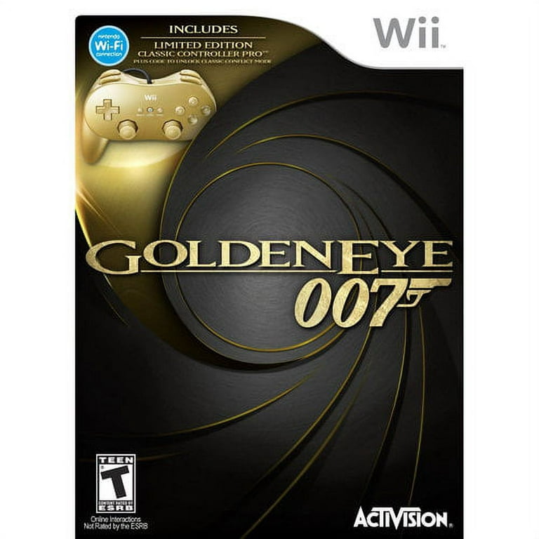Goldeneye 007 game + Golden Wii Controller - D&J Computers And Games