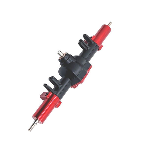 Rushawy RC Car Accessory Metal Rear Axle Replacement Spare Accessory kits for MN128 MN86 Black and Red