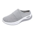 thumbnail image 3 of YOUYEDIAN Mules for Women Fashion Breathable Mesh Slip On Round Toe Versatile Sport Flats Casual Cut-Out Design Soft Walking Shoes, 3 of 5