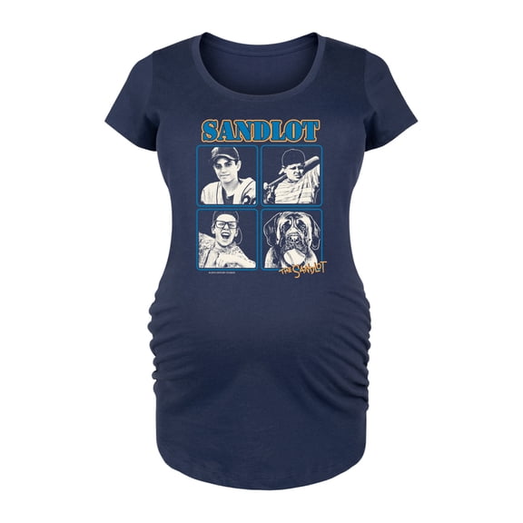 The Sandlot - Grid - Women's Maternity Scoop Neck Graphic T-Shirt