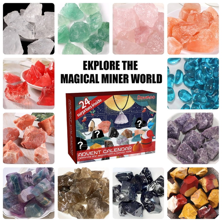 Laiia Advent Calendar,Advent Calendar Rock Gemstone for Kids with 24  Gemstones to Open Each Day, a Complete Rock Collection Christmas Countdown  Calendar - Walmart.com