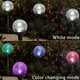 thumbnail image 4 of Paquete de 6 luces de bola de cristal agrietado que cambian de color con energía solar para decoración de pasillos de patios y jardines, 4 of 5