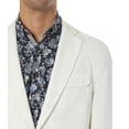 thumbnail image 5 of Tallia Mens Slim-Fit Textured Sport Coat White 38R, 5 of 6