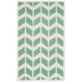 thumbnail image 2 of SAFAVIEH Cambridge Austyn Geometric Wool Area Rug, Teal/Ivory, 3' x 5', 2 of 6