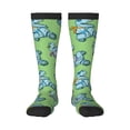 thumbnail image 1 of Balery Motorcycle Riding Dinosaur Calcetines novedosos Calcetines deportivos Calcetines hasta la rodilla Calcetines de algodón Calcetines originales y geniales, 1 of 6